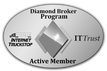 Diamond Broker Program Logo - Giltner Logistics