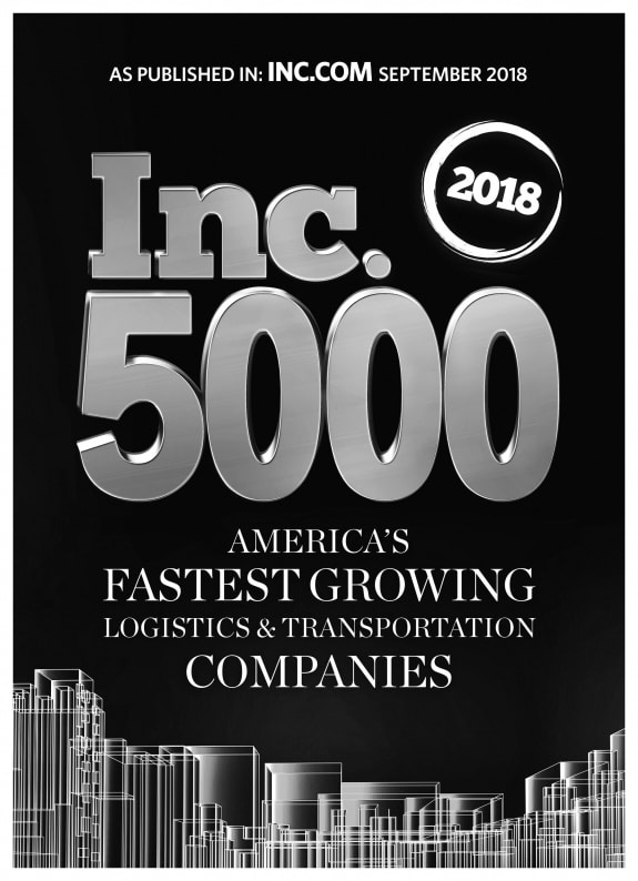 2018 INC 5000 Fastest Growing Logistics & Transportation Companies in America - Giltner Logisics