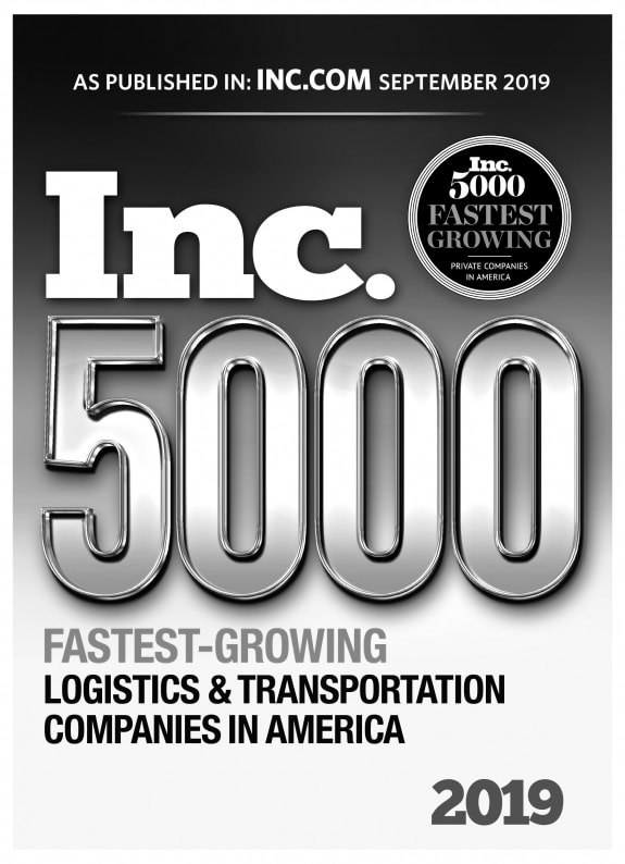2019 INC 5000 Fastest Growing Logistics & Transportation Companies in America - Giltner Logistics